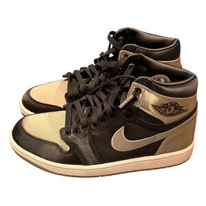 Nike Air Jordan 1 Retro High OG Silver Toe Black White FD4810-010 Womens 8.5
